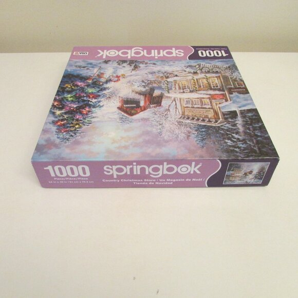Springbok Puzzle 1000 pieces, Country Christmas Store - Picture 4 of 6